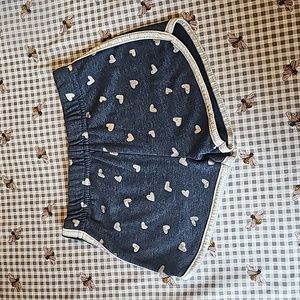 3/$12 Garanimals Silver Heart Shorts